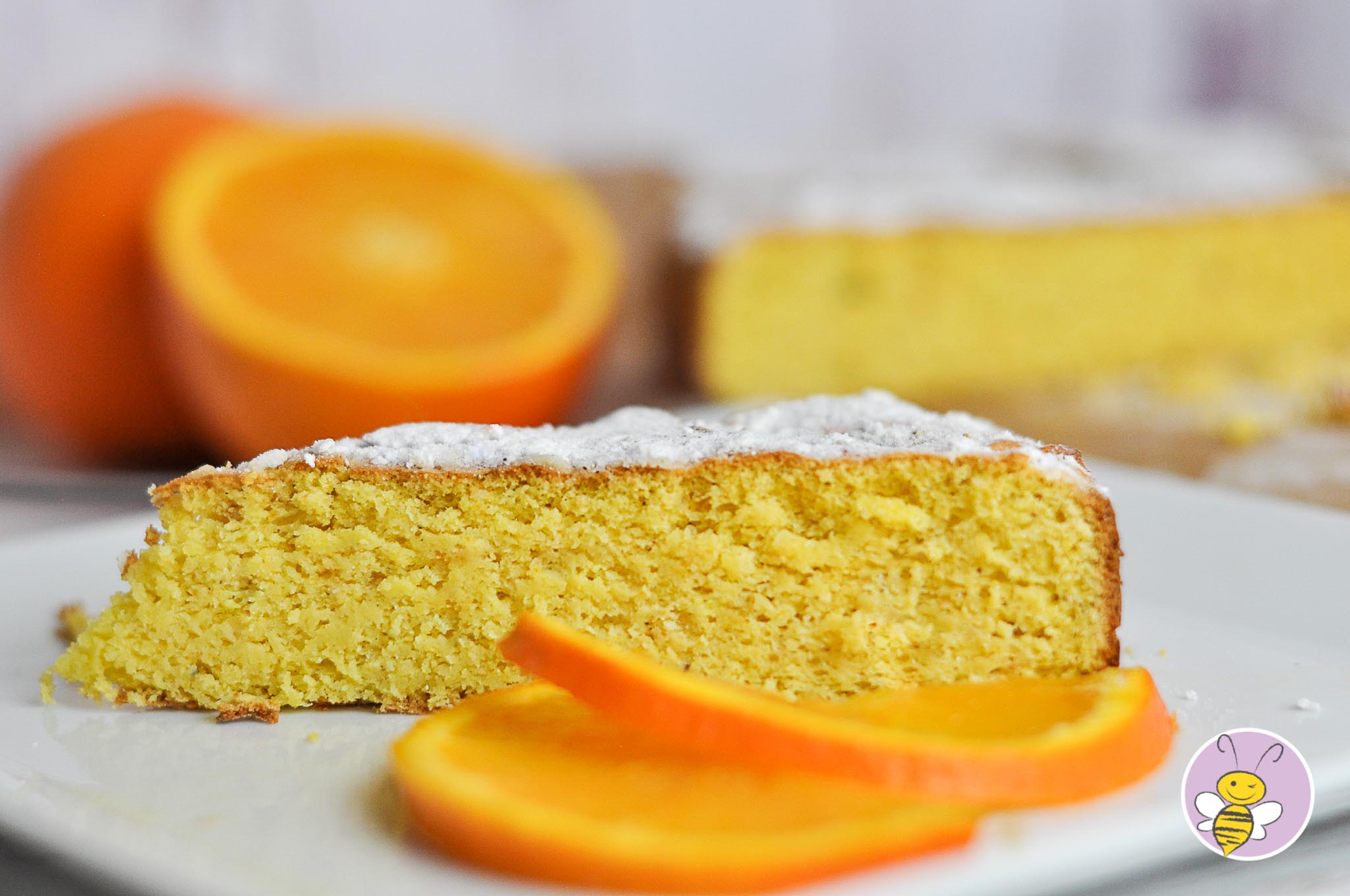 Saftiger Orangen-Mandel Kuchen - natürlich ketogen | Bumblebee im ...